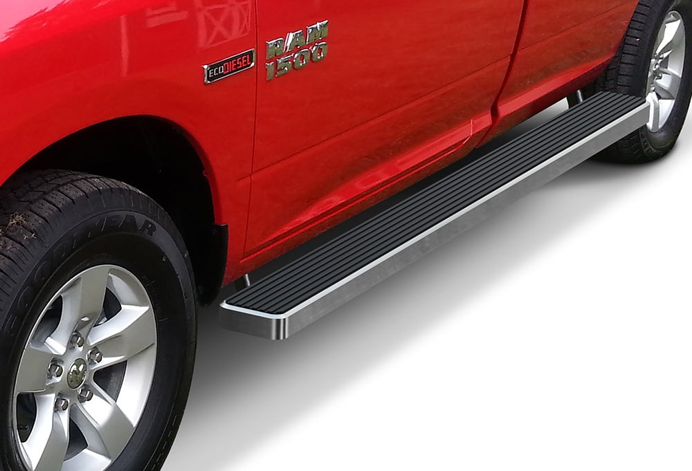 APS Auto Black 6 Inches Tubular Drop Down Style Nerf Bars Running Boards Compatible with 2009-2018 Ram 1500 Regular Cab Pickup 2Dr & 2010-2020 Ram 2500 3500 4500 5500 