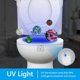 thumbnail image 4 of Juego de 1 luz nocturna para inodoro con sensor de luz, iluminación impermeable que cambia de color, luz nocturna LED de 16 colores para inodoro para niños, 4 of 5