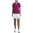 thumbnail image 2 of Ben Hogan Women’s Performance V-Neck Textured Short Sleeve Golf Polo Shirt, Sizes XS-XXXL, 2 of 4