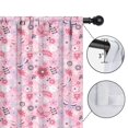 thumbnail image 4 of Blackout Kids Curtains,Pioneer Flower Floral Print Pattern Childrens Insulated Curtains Set Of 2,Bedroom Essentials,Toddler Room Decor 42"x54", 4 of 5