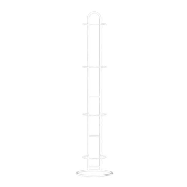 VogueV Support de Rangement Ajustable pour Basketball - Support Mural pour Équipement Sportif Blanc