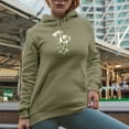 thumbnail image 2 of I Will Go Pick Daisies and Have a Happy Heart with Watercolor Daisy Art Merch Gift, Sand Hooded Sweatshirt or Hoodie, Medium, 2 of 5