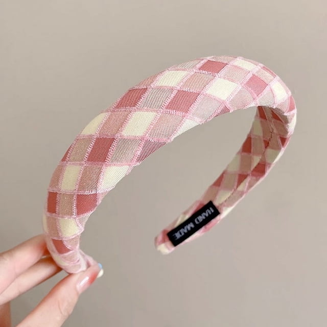 Diadema marrón de otoño e invierno para mujer, paquete de cabello con calavera alta, banda para el cabello a presión superior que combina con el tocado de horquilla para viajes al aire libre
