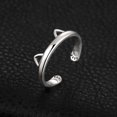 thumbnail image 3 of Jewelrypalace Cat Ring for Her, Open Cat Ear Rings Free Size, 925 Stering Silver Rings for Women, Jewellery Gifts for Valentine's Day, 3 of 6