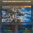 thumbnail image 6 of Suevery 27" FHD 1080p Computer Monitor, 100Hz for Gaming, Built-in Speakers, 120% sRGB Color, Black, 6 of 8
