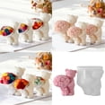 thumbnail image 2 of Misright Aromatherapys Mold,Bouquets Bear Silicone Mold for Making for Diys Soap Home Decorations, 2 of 8