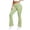 Green, variant on Flare Leg Yoga Pants for Women Elastic Waist Stretchy Slim Fitted Butt Lifting Fitness Quick Drying Workout Athletic Pants