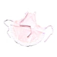 thumbnail image 2 of Princess White Pink Dot Bow Frill Adjustable Kid Cotton Apron, 2 of 2