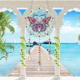 thumbnail image 4 of DIY mosaico cristal prisma viento carillón diamante pintura Kit ventana lágrima colgante Hugtrwg Para estrenar, 4 of 6