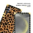 thumbnail image 5 of FKBRCL4U Compatible with Samsung Galaxy S24 S25 Case, Brown Leopard Texture Luxury Golden Decoration for Girl Women Soft TPU Shockproof Protective Hard PC Back, 5 of 7