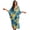 Tropical Hibiscus Palm Tree, variant on Xoenoiee Leopard Glitter Print Kaftan Dresses for Women Plus Size V Neck Caftans Long Batwing Sleeve Beach Cover Up High-Slit Summer Mumu Dresses