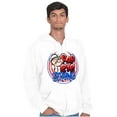 thumbnail image 4 of Airbrushed Cartoon Popeye Strong Men Big & Tall Zip Hoodie Brisco Brands 2X, 4 of 5