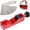A, variant on Spark Plug Gap Tool with 32 Blade Steel Feeler Gauge,Spark Plug Gapping Tool for Most 10mm 12mm 14mm 16mm Thread Spark Plugs,Red(B)