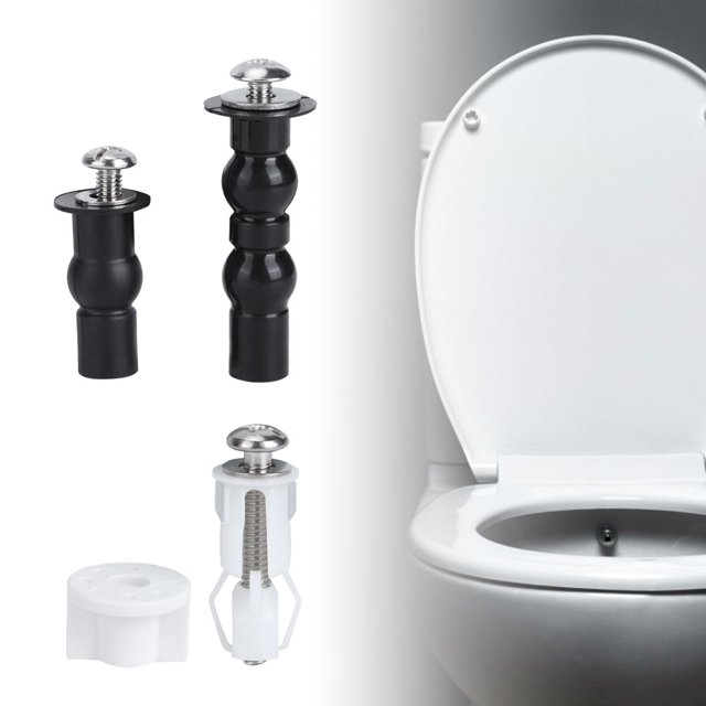 Juego de Pernos para tapa de inodoro ANGGREK Tornillos de Acero inoxidable 304
