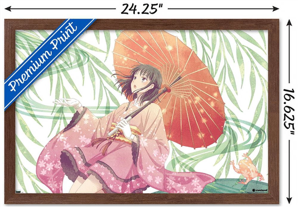 Fruits Basket - Kagura Soma Wall Poster, 14.725" x 22.375" Framed