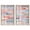 Blonde Frame, variant on Gard Mirage Duet Shadowbox Print Sunset Pink Wall Decor Set by Art Remedy, Black Frame, 10 x 15
