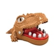thumbnail image 2 of Juguete de de mordedura de dinosaurio, juego de mesa de juego familiar de novedad portátil clásica interactiva para niños niños adultos familia Tyrannosaurus rex, 2 of 8