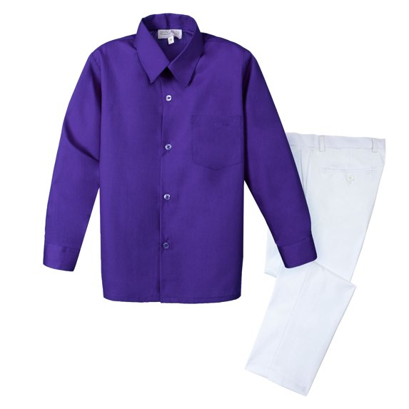 Spring Notion Boys 2-Piece Dress Pants and Shirt Set