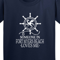 thumbnail image 4 of Inktastic Someone in Fort Myers Beach Loves Me Youth T-Shirt, 4 of 5