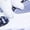 White and Grey, variant on Men's Dragon Scale Sport Sneakers - Gradient Colorway with Striped & Solid Design, All-Season TPU Sole & EVA Cushioning, Breathable Fabric for Hiking, Casual & Outdoor Wear - Low-Top Lace-Up