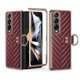 thumbnail image 1 of Z Fold 5 Case With Ring Stand & Screen Protector, PU Leather Electroplating All Inclusive Case For Samsung Galaxy Z Fold 5 5g Case, 1 of 5
