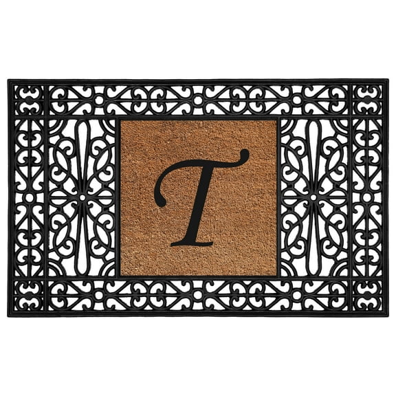 Duchess Monogram Doormat 30" x 48" (Letter T)