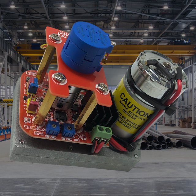 Motor de dirección de robot servo digital ASME-MXA de 3600 grados para brazo mecánico grande