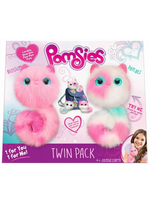 Pomsies Blossom & Patches Plush Toy 2-Pack
