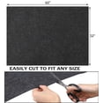 thumbnail image 2 of Yesland 2 Pcs Garage Floor Mat, 32 X 60 Inch Cart Mat for Garage Under Car Waterproof Rubber Backing Layer Mat, Black Oil Absorbent Motorcy, 2 of 7
