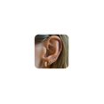 thumbnail image 1 of Pendientes Freekiss Gold Hoop Dainty Knot chapados en oro de 14 quilates, 1 of 7