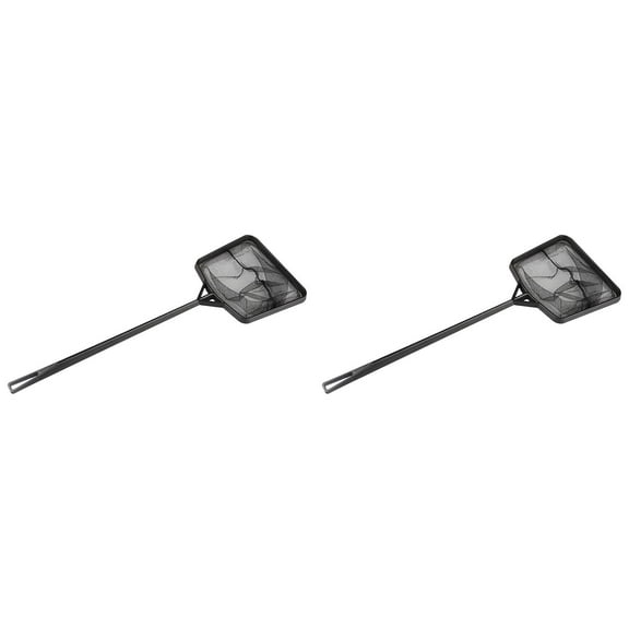 2025 Pool Skimmer Net - 27CM Fine Mesh Leaf Rake with Durable Handle - Mini Pool Cleaning Net for Inflatable/Kiddie Pools, Ponds & Hot Tubs - 2PCS