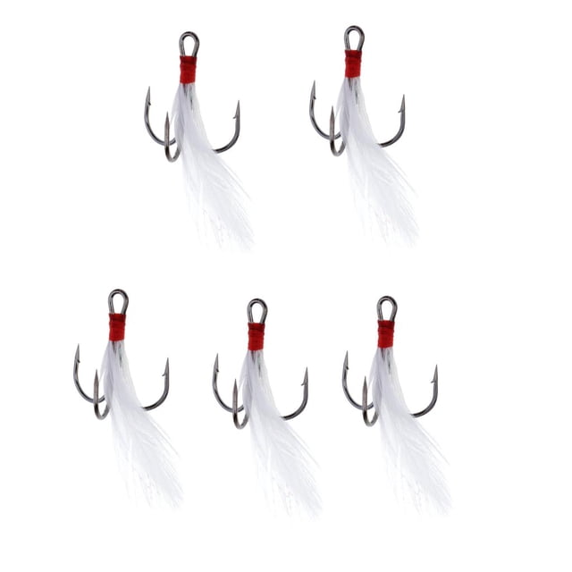 Señuelos de lentejuelas de 5 piezas con anzuelos de Accesorios Anzuelos shamjiam Anzuelos de pesca