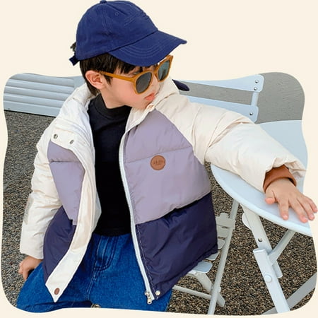 

Odeerbi Toddler Boys Girls Winter Padded Coat Young Children Clothes Soft Warm Pajamas Holiday Birthday Gift Purple 18-24 Months