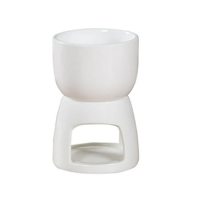 Charming Fondue Set with Forks, Ceramic Butter Warmer Set, Premium Ceramic Construction for Enhanced Cooking Capabilities