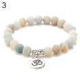 thumbnail image 4 of opvise Unisex Lotus Yoga Pattern Pendant Beaded Bracelet Charm Bangle Jewelry Gift, 4 of 6
