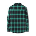 thumbnail image 3 of 2025 Spring New Retro Tassel Long Sleeve Plaid Shirt Coat, Couple Shirt, Unisex Loose Fit, Casual, 3 of 3