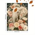 thumbnail image 3 of Boho Floral Elephant Canvas Print, Woodland Art, Girls Bohemian Style Nursery Wall Decor, 3 of 8