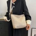 thumbnail image 2 of Bolso Hombro Tejido Playa Verano Correa Ajustable Paja Axila para Mujer, 2 of 9