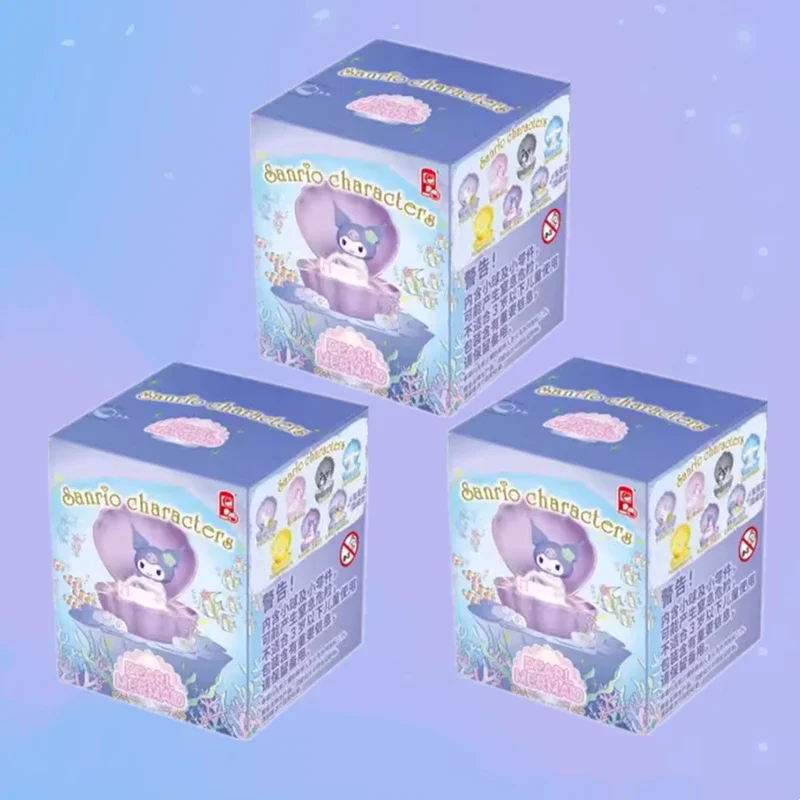 Blind Box Sanrio Family Mermaid Shell Series Cute Nightlight Hello