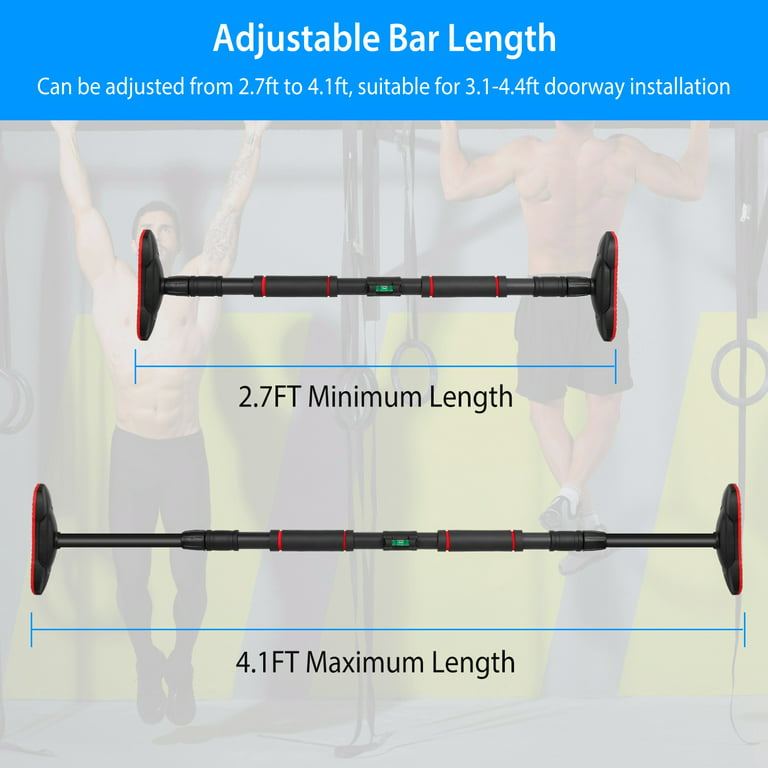Pull Up Bar for Doorway, iMounTEK Strength Training Pullup Bar with No  Screws, Chin Up Bar with 2.7FT-4.1FT Adjustable Width, Doorway Pull Up Bar  Max Load 881lbs for Home Gym Upper Body