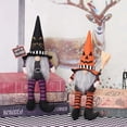 thumbnail image 2 of Gnomo de patas largas para Halloween, 1 par de adornos, bandeja escalonada, suministros de decoración, 2 of 5