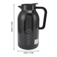 thumbnail image 2 of 1300ML Electric Heated Travel Mug, Smart Temperature Control Coffee Water Warmer Bottle Heat Preservation Electric Heated Travel Mug with Cigarette Lighter, 2 of 9