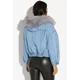 thumbnail image 4 of Abrigo Con Capucha Para Mujer, De Invierno, De Mezclilla, 4 of 8