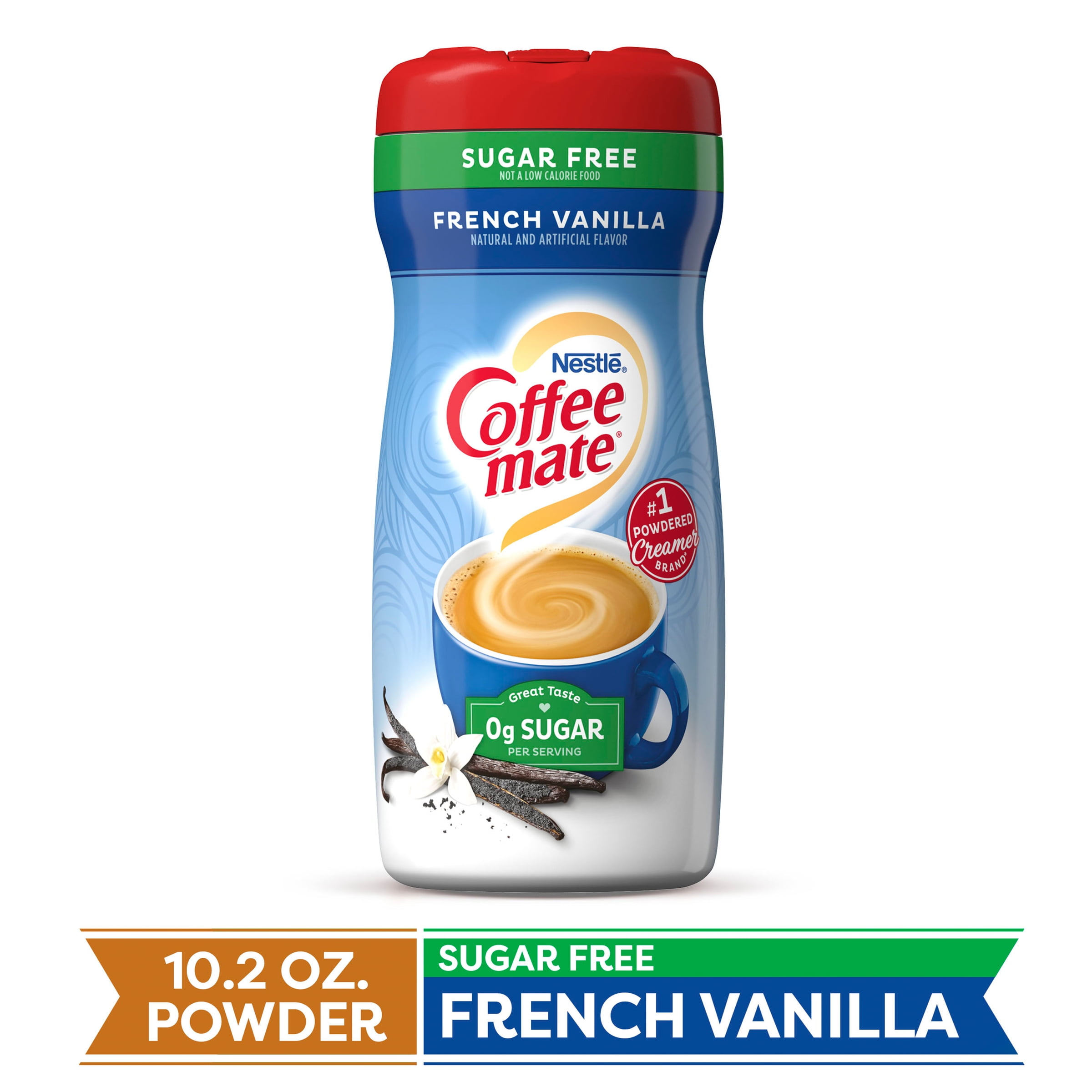 COFFEE MATE Sugar Free French Vanilla Powder Coffee Creamer 10.2 Oz