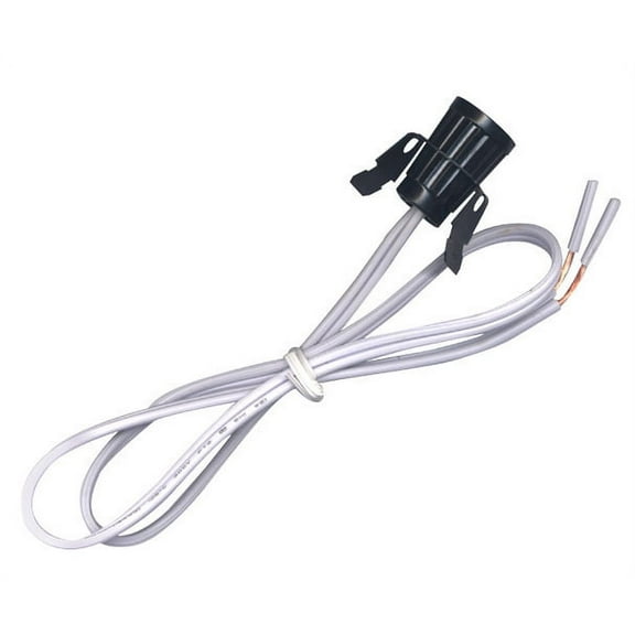 National Artcraft® Lamp and Lighting Cord Set with Clip-In Socket and 24" Wire Leads (Pkg/5)