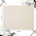 thumbnail image 2 of Funeral Guest Book in Loving Memory Guest Sign in Book Celebration of Life Book Funeral Guest Book for Visitor Registration, 10 x 8 Inch (Ivory White), 2 of 7