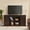 Dark Brown, variant on viswild 60" Farmhouse TV Stand for TVs up to 65", Barn Door Media Console with Storage, Espresso