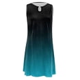 thumbnail image 3 of WILLBEST Vestidos para Mujer, Vestido Playero Mini de Talla Grande, Estilo Bohemio, Informal, sin Mangas, con Cuello Redondo, para Verano Mediana​​, 3 of 3