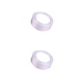 thumbnail image 4 of Injueey Cinta de papel de regalo Accesorios de artesanía de bricolaje para boda Cintas de poliéster ligeras para festivales Navidad Cumpleaños Blanco Blanco 01 2piezas Injueey CBP274891, 4 of 6