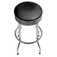 thumbnail image 4 of Trademark Global Retro Ribbed Swivel Bar Stool, 4 of 5